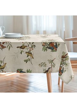 Mint Rugs Obrus "Natural Bird" w kolorze kremowo-zielonym ze sklepu Limango Polska w kategorii Obrusy i bieżniki - zdjęcie 188660066