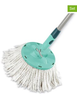 Leifheit Głowice wymienne (4 szt.) "Disc Mop" w kolorze biało-turkusowym ze sklepu Limango Polska w kategorii Akcesoria kuchenne - zdjęcie 188660217