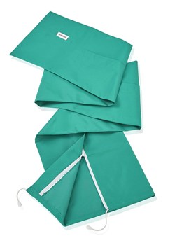 Leifheit Pokrowiec ochronny w kolorze turkusowym na suszarkę na pranie - 200 x 30 cm ze sklepu Limango Polska w kategorii Akcesoria łazienkowe - zdjęcie 188660415