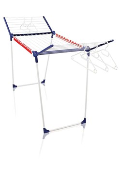 Leifheit Suszarka "Pegasus 200 VS" w kolorze granatowym na pranie - wys. 107 cm ze sklepu Limango Polska w kategorii Akcesoria łazienkowe - zdjęcie 188660696