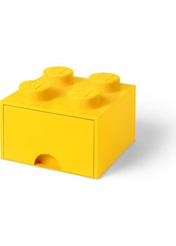 LEGO Pojemnik "Brick 4" w kolorze żółtym z szufladami - 25 x 18 x 25 cm ze sklepu Limango Polska w kategorii Pojemniki kuchenne - zdjęcie 188660807