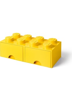 LEGO Pojemnik "Brick 8" w kolorze żółtym z szufladami - 50 x 18 x 25 cm ze sklepu Limango Polska w kategorii Pojemniki kuchenne - zdjęcie 188660837