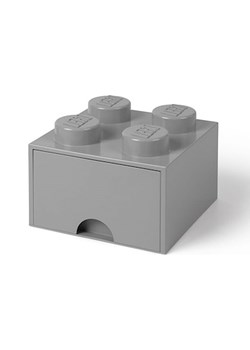 LEGO Pojemnik "Brick 4" w kolorze szarym z szufladami - 15,8 x 11,3 x 15,8 cm ze sklepu Limango Polska w kategorii Pojemniki kuchenne - zdjęcie 188660929