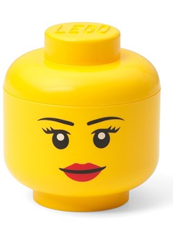 LEGO Pojemnik "Girl" w kolorze żółtym - wys. 11,5 x Ø 10,2 cm ze sklepu Limango Polska w kategorii Pojemniki kuchenne - zdjęcie 188661018