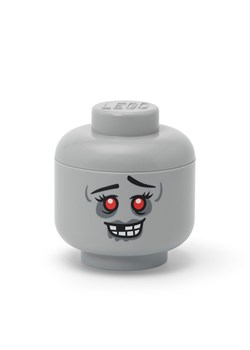 LEGO Pojemnik "Zombie" w kolorze jasnoszarym - wys. 11,5 x Ø 10,2 cm ze sklepu Limango Polska w kategorii Pojemniki kuchenne - zdjęcie 188661035
