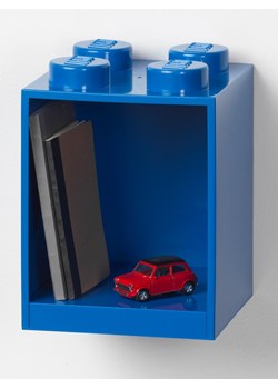 LEGO Regał ścienny "4 Knobs" w kolorze niebieskim - 15,9 x 47 x 16,1 cm ze sklepu Limango Polska w kategorii Meble dziecięce - zdjęcie 188661156