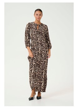 Kaffe Sukienka w kolorze beżowo-czarno-brązowym ze sklepu Limango Polska w kategorii Sukienki - zdjęcie 188661436