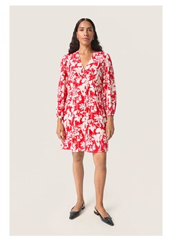 Soaked in Luxury Sukienka "Oline" w kolorze czerwono-białym ze sklepu Limango Polska w kategorii Sukienki - zdjęcie 188662076