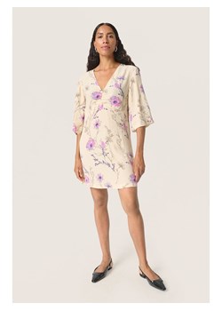 Soaked in Luxury Sukienka w kolorze kremowo-fioletowym ze sklepu Limango Polska w kategorii Sukienki - zdjęcie 188662088
