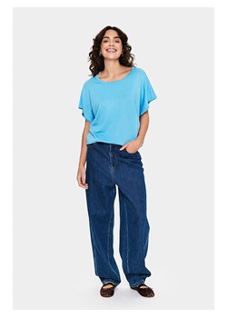 SAINT TROPEZ Sweter "Mila" w kolorze błękitnym ze sklepu Limango Polska w kategorii Swetry damskie - zdjęcie 188662466