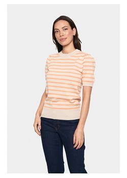 SAINT TROPEZ Sweter w kolorze beżowo-pomarańczowym ze sklepu Limango Polska w kategorii Swetry damskie - zdjęcie 188662578