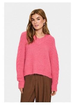 SAINT TROPEZ Sweter w kolorze różowym ze sklepu Limango Polska w kategorii Swetry damskie - zdjęcie 188662829