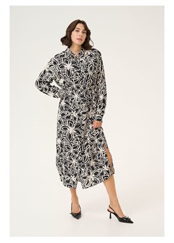 Kaffe Sukienka "Hannah" w kolorze czarno-białym ze sklepu Limango Polska w kategorii Sukienki - zdjęcie 188664175