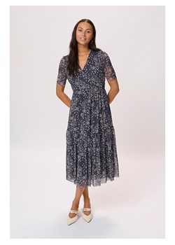 Soaked in Luxury Sukienka "Aldora" w kolorze granatowo-beżowym ze sklepu Limango Polska w kategorii Sukienki - zdjęcie 188665197