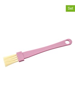Zenker Pędzle cukiernicze (2 szt.) "Candy" w kolorze jasnoróżowym - 19 x 2,5 cm ze sklepu Limango Polska w kategorii Akcesoria do pieczenia - zdjęcie 188665668