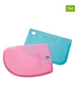 Zenker 2-częściowy zestaw w kolorze różowo-błękitnym do tortów - 11,9 x 8,5 cm ze sklepu Limango Polska w kategorii Akcesoria do pieczenia - zdjęcie 188665795