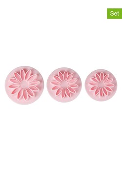 Zenker Wykrawacze (3 szt.) "Flower" w kolorze jasnoróżowym do lukru ze sklepu Limango Polska w kategorii Akcesoria do pieczenia - zdjęcie 188665866