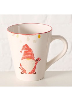 Boltze Kubek jumbo "Noelo" w kolorze biało-czerwonym - 440 ml ze sklepu Limango Polska w kategorii Naczynia - zdjęcie 188666129