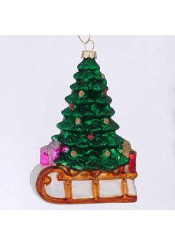 Boltze Zawieszka świąteczna "Merrily" w kolorze zielonym - wys. 14,5 cm ze sklepu Limango Polska w kategorii Dekoracje bożonarodzeniowe - zdjęcie 188666139