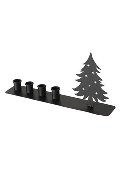 Boltze Świecznik "Waldan" w kolorze czarnym - 38 x 18,2 cm ze sklepu Limango Polska w kategorii Świeczniki - zdjęcie 188666145