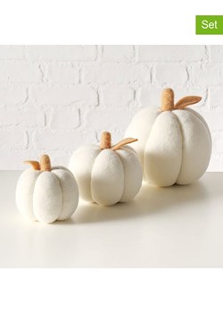 Boltze Dekoracje (3 szt.) "Tikva" w kolorze kremowo-jasnobrązowym ze sklepu Limango Polska w kategorii Dekoracje - zdjęcie 188666176