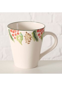 Boltze Kubek jumbo "Garland" w kolorze kremowym - 440 ml ze sklepu Limango Polska w kategorii Dzbanki i zaparzacze - zdjęcie 188666225