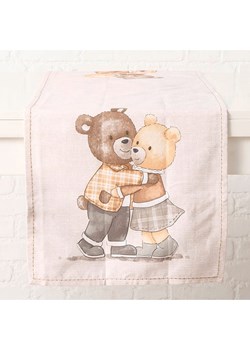 Boltze Bieżnik "Henry" w kolorze biało-brązowym - 140 x 40 cm ze sklepu Limango Polska w kategorii Obrusy i bieżniki - zdjęcie 188666268