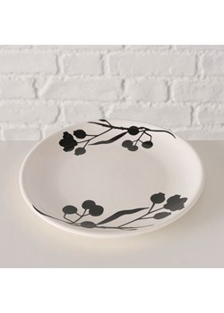 Boltze Talerzyk deserowy "Berries" w kolorze biało-czarnym - Ø 20,8 cm ze sklepu Limango Polska w kategorii Naczynia - zdjęcie 188666295