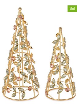 Bizzotto Figurki dekoracyjne (2 szt.) w kolorze złotym ze sklepu Limango Polska w kategorii Dekoracje - zdjęcie 188666565