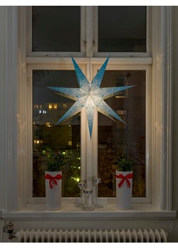 Konstsmide Dekoracyjna lampa w kolorze biało-niebieskim - wys. 78 cm ze sklepu Limango Polska w kategorii Oświetlenie - zdjęcie 188666665