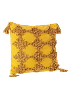 Bizzotto Poduszka "Mattis" w kolorze żółtym - 45 x 45 cm ze sklepu Limango Polska w kategorii Poduszki dekoracyjne - zdjęcie 188666745