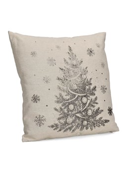Bizzotto Poduszka "Kimberley" w kolorze srebrno-beżowym - 45 x 45 cm ze sklepu Limango Polska w kategorii Poduszki dekoracyjne - zdjęcie 188666867