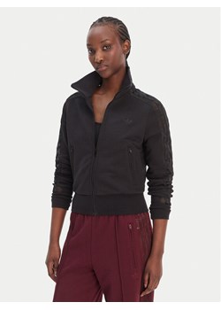 adidas Bluza Firebird Lace KC8149 Czarny Slim Fit ze sklepu MODIVO w kategorii Bluzy damskie - zdjęcie 188666996