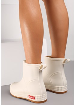 Białe Kalosze Melenope ze sklepu born2be.pl w kategorii Kalosze damskie - zdjęcie 188667275
