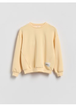 Reserved - Bluza z modalem - jasnożółty ze sklepu Reserved w kategorii Bluzy dziewczęce - zdjęcie 188667706