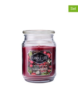 CANDLE-LITE Świece zapachowe (2 szt.) "Crimson Berries" - 2 x 510 g ze sklepu Limango Polska w kategorii Świece i dyfuzory - zdjęcie 188668706