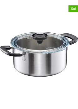 Fiskars 2-częściowy zestaw "FF" w kolorze srebrnym - 3 l ze sklepu Limango Polska w kategorii Garnki - zdjęcie 188668857