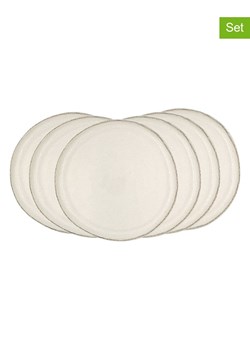 Ard'time Talerze śniadaniowe (6 szt.) "Coton" w kolorze kremowym - Ø 20 cm ze sklepu Limango Polska w kategorii Naczynia - zdjęcie 188669185