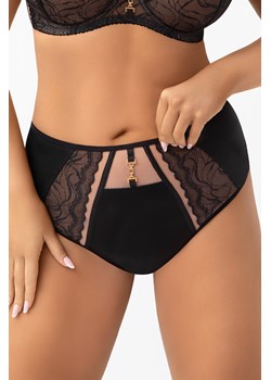 Gorsenia K976 Latika figi z koronkowymi wstawkami czarny ze sklepu kontri.pl w kategorii Majtki damskie - zdjęcie 188669789