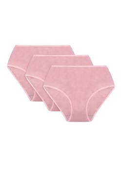Wysokie figi Vivisence 4017 3-pack gumka różowa: różowy ze sklepu kontri.pl w kategorii Majtki damskie - zdjęcie 188670065