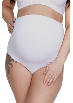 Mitex Mama Belly Majtki wysokie figi, white ze sklepu kontri.pl w kategorii Majtki damskie - zdjęcie 188670347
