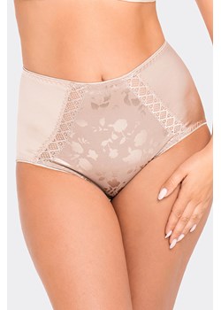 Majtki wysokie figi Babell BBL 198 beżowy ze sklepu kontri.pl w kategorii Majtki damskie - zdjęcie 188670705