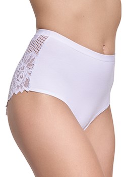 Wysokie figi Gabidar 201 biały ze sklepu kontri.pl w kategorii Majtki damskie - zdjęcie 188670708