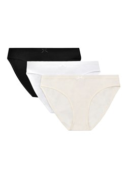 Figi Henderson Ollie 37270 3-pak biały/czarny/ecru ze sklepu kontri.pl w kategorii Majtki damskie - zdjęcie 188670929