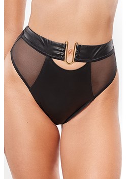 Majtki wysokie figi Axami V-10576 czarny ze sklepu kontri.pl w kategorii Majtki damskie - zdjęcie 188671258