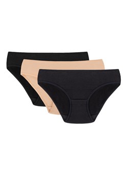 Figi Vivisence 4003 3-pack czarny/beżowy/granatowy ze sklepu kontri.pl w kategorii Majtki damskie - zdjęcie 188671777