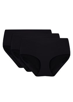 Vivisence 4013 3-pack Majtki wysokie figi, czarny ze sklepu kontri.pl w kategorii Majtki damskie - zdjęcie 188671795