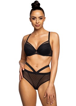 Majtki figi Mat 3714/5 Dotssy czarny ze sklepu kontri.pl w kategorii Majtki damskie - zdjęcie 188672756