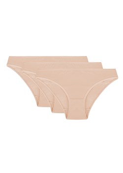 Vivisence 4003 3-pack Majtki figi, beżowy ze sklepu kontri.pl w kategorii Majtki damskie - zdjęcie 188672795