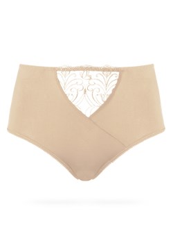 Wysokie figi Nessa Sonata N02 beżowy ze sklepu kontri.pl w kategorii Majtki damskie - zdjęcie 188673418